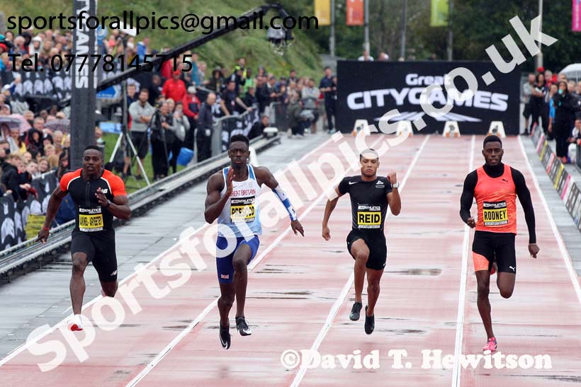 Mens 150 metres, 2018 Great North CityGames. Photo: David T. Hewitson/Sports for All Pics